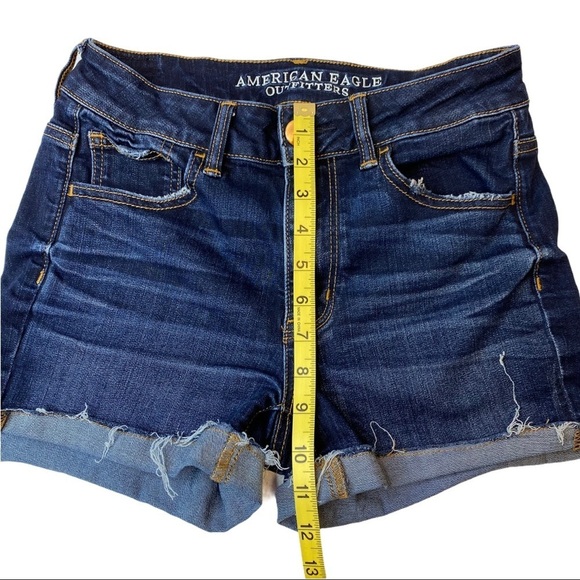 American Eagle Women’s SZ 4 Hi-Rise Shortie Shorts - Picture 5 of 6
